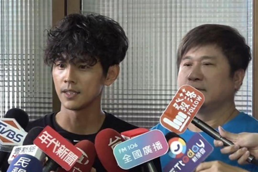 阿翔出面道歉,表示对不起老婆孩子。 (互联网)