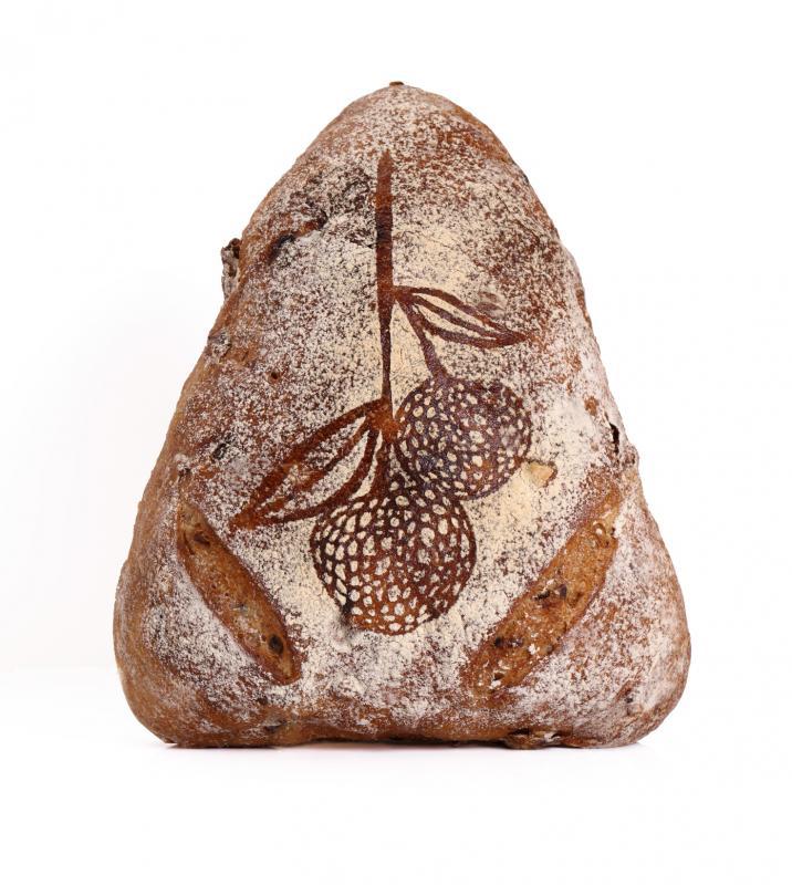 荔枝玫瑰面包，口味清香。