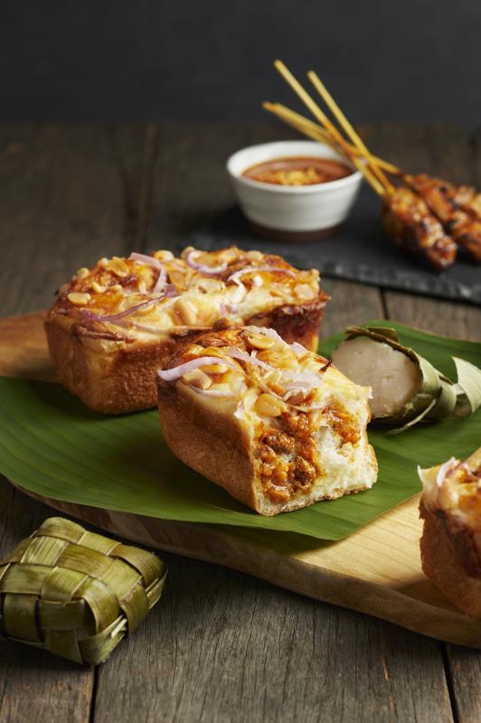 吴宝春设计的沙爹面包。