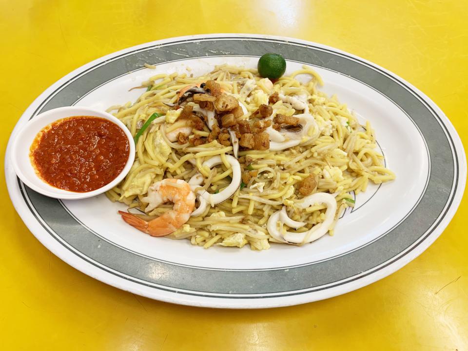 金记驰名福建炒虾面 - Kim's Famous Fried Hokkien Prawn Mee
