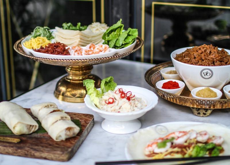 称为家庭组合的薄饼配套，也有素食选择。