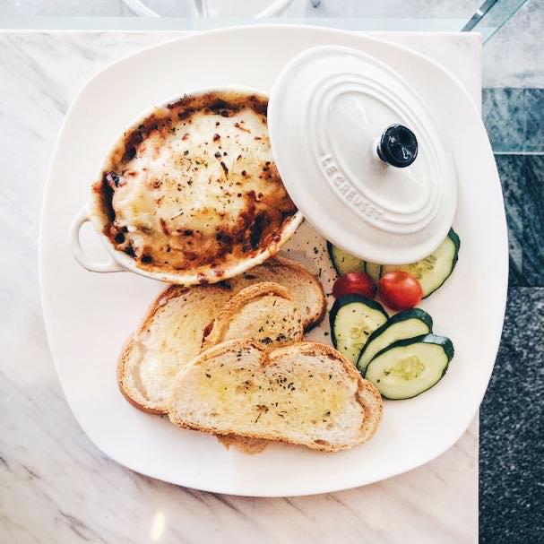 Builders at Sims Cafe