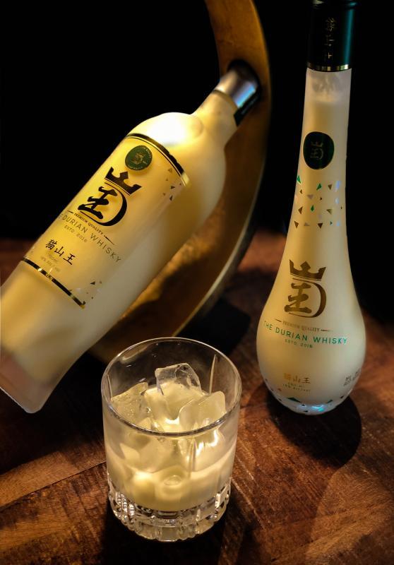 猫山王榴梿威士忌酒。(商家提供)