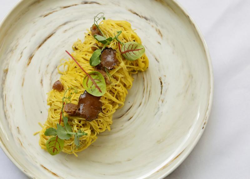 黑松露天使面满溢松露香。