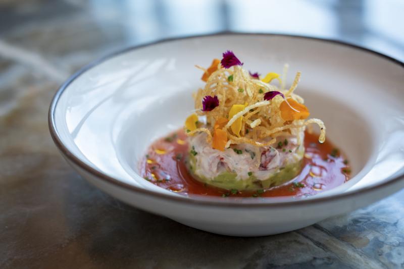 龙虾沙拉，非常开胃。