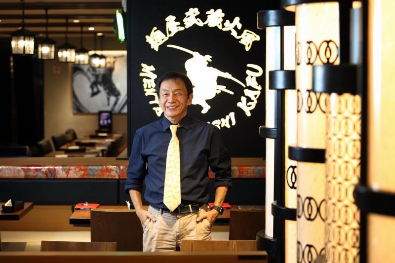 日本食品控股执行主席兼总裁高桥研一从工程师转战餐饮业。(龙国雄摄影)