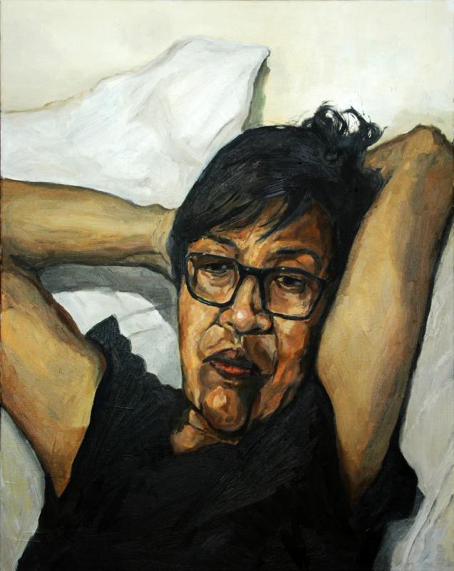 杨子扬的《妈咪在看电视》(2014)已卖给旅居本地的英国人。