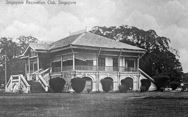 新加坡康乐俱乐部(Singapore Recreation Club)1883年由欧亚裔社群创立,建筑风格独特。(档案照)