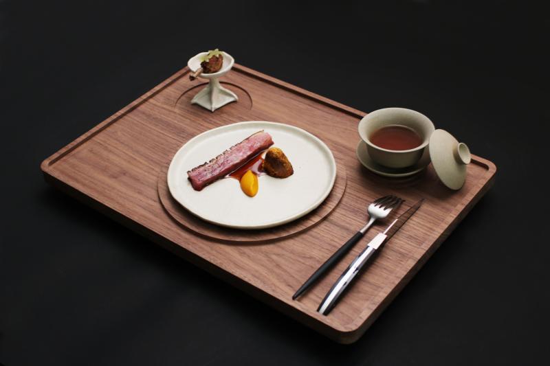 黄达文的参赛鸭肉菜肴。（受访者提供照片）