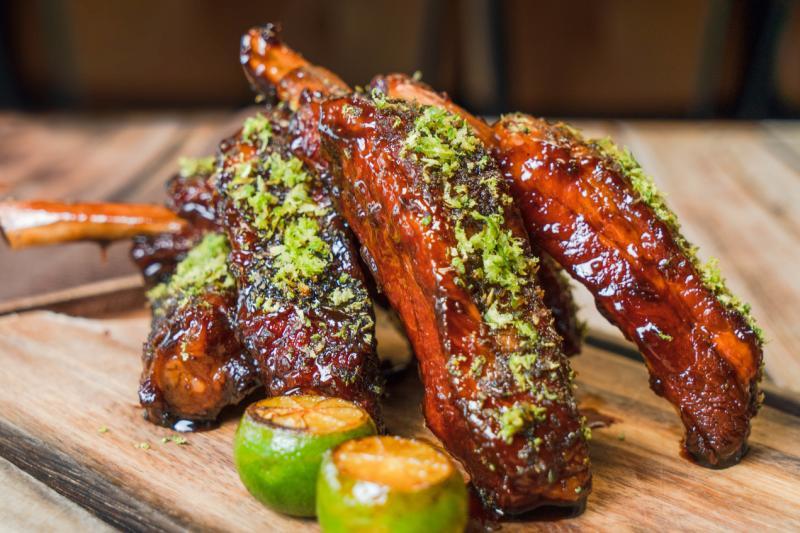 炭烤澳大利亚安格斯牛肉。