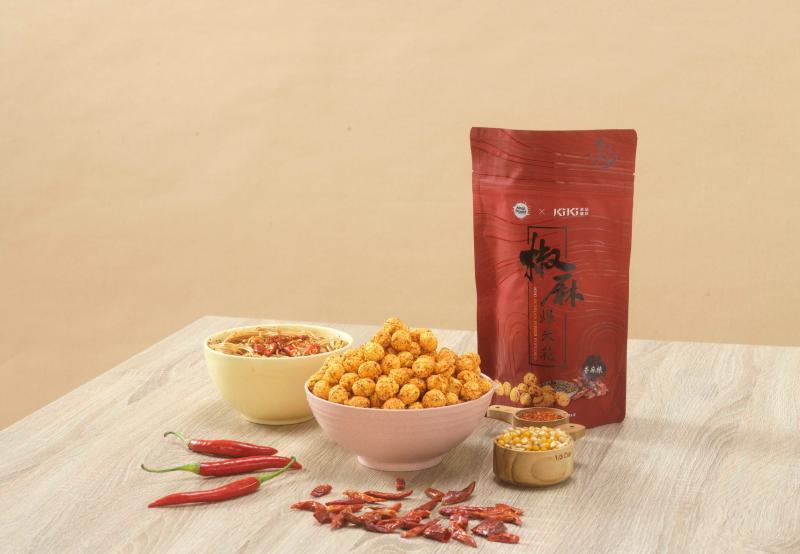 Buzz便利店独家推出Magi Planet x KiKi椒麻口味爆米花。