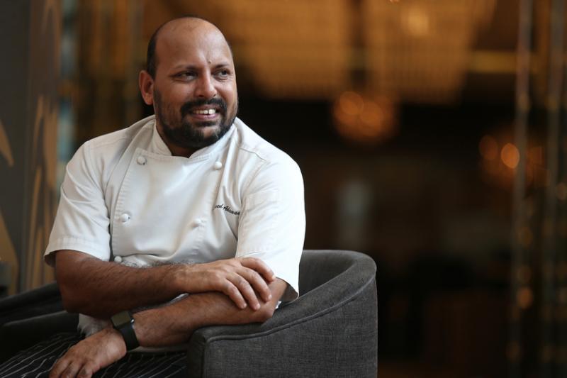 Punjab Grill的行总厨贾伍德指出，印度料理逐渐获得国际肯定。（梁伟康摄影）