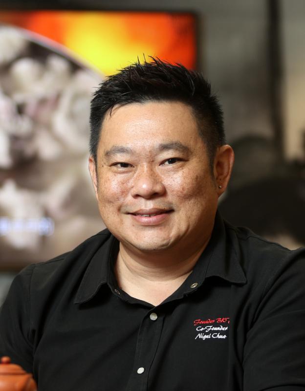 发起人肉骨茶第二代传人蔡正坤(谢智扬摄)