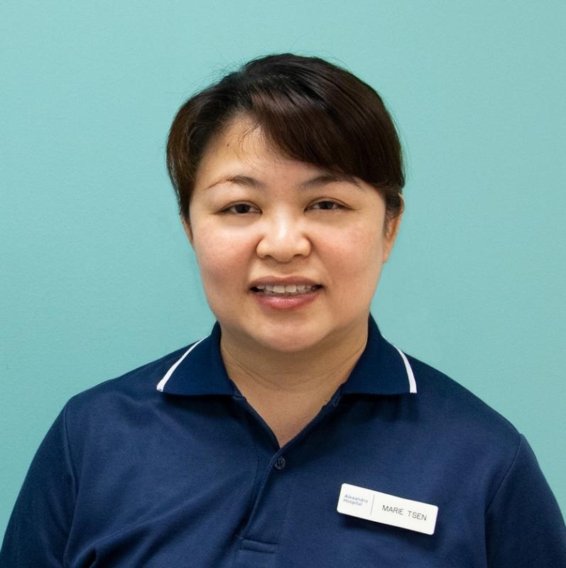 亚历山大医院资深临床专科护理师兼高级临床护士曾丽媚:如果没有预先护理计划(ACP),家人可能难以告知医生病患想要的疗护。(亚历山大医院提供)