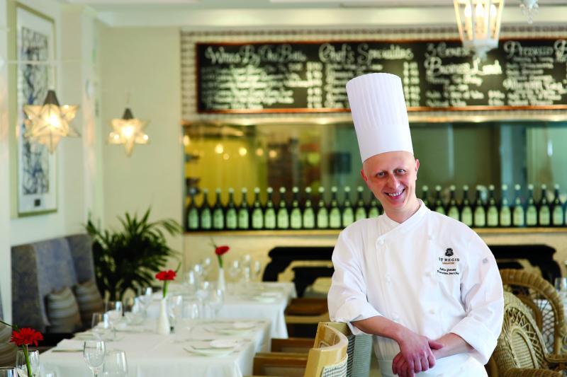 新加坡瑞吉酒店执行副主厨格兰纳塔。