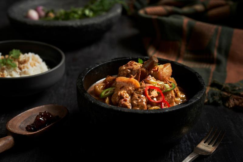 娘惹菜Babi Masak Assam,非常开胃。