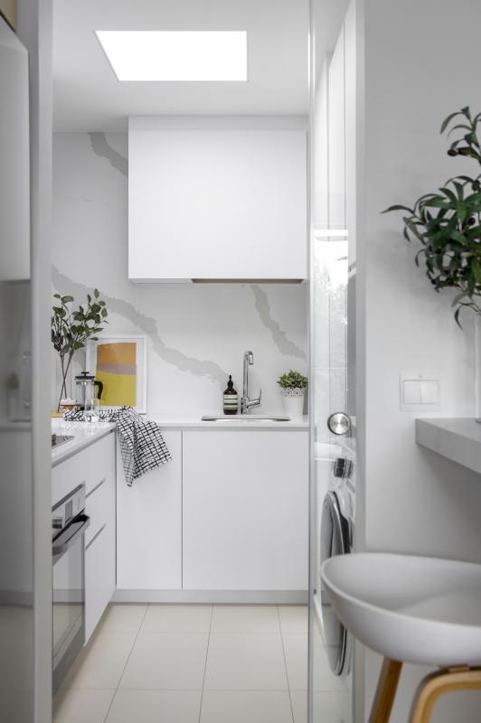 厨房在“改造”后，加大了面积。