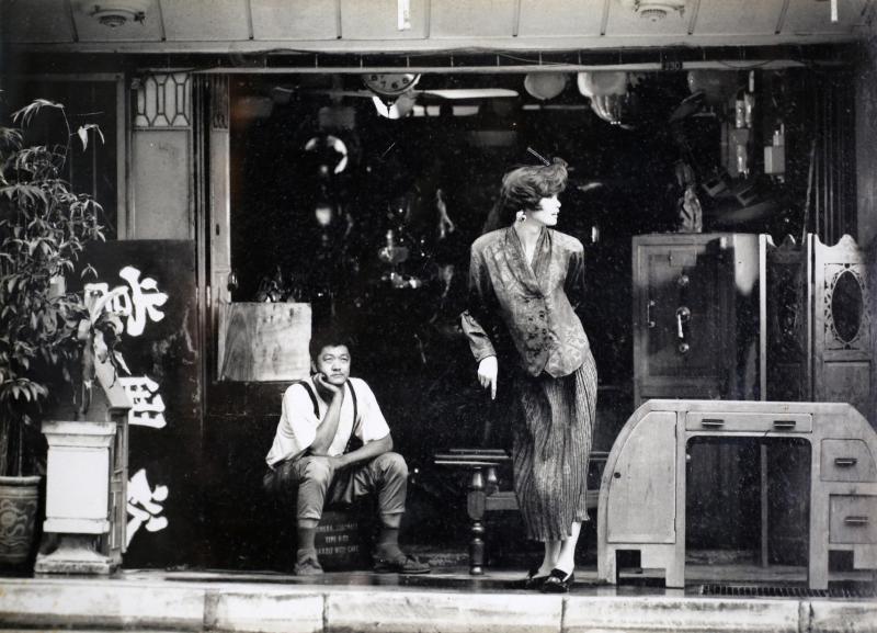 江祥满年轻时的“艺术照”。(受访者提供)