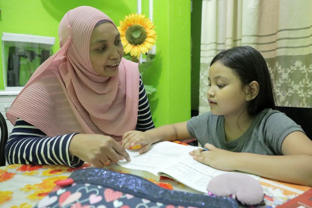 热心义工自2014年前起义务为振瑞区两岁至15岁的学童上课。(档案照)