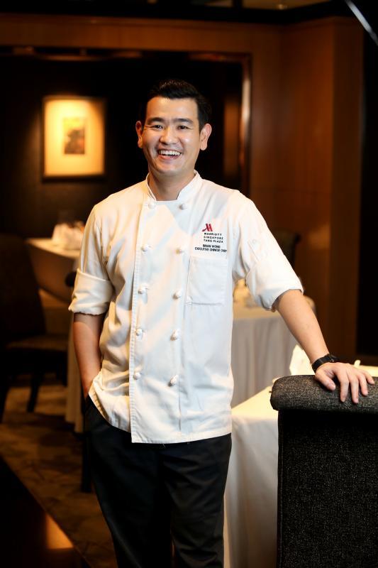 新加坡万豪董厦酒店中餐馆万豪轩主厨黄旭严。