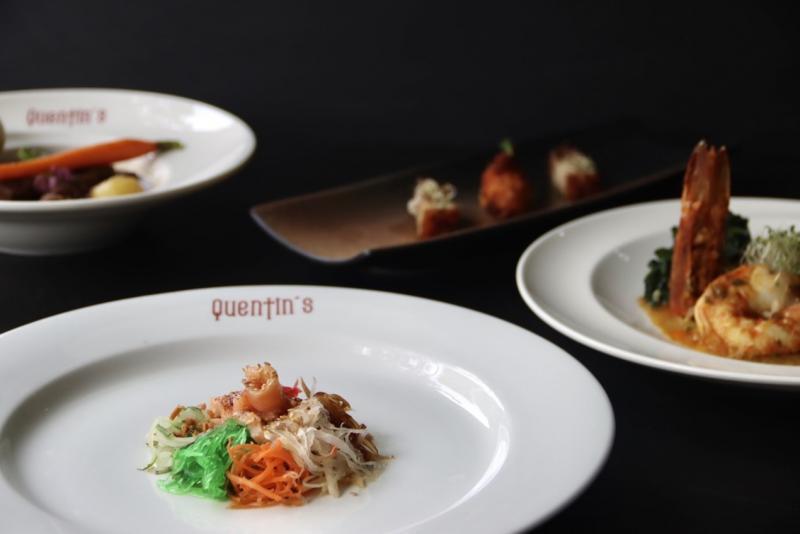 Quentin's推出包括三文鱼鱼生在内的欧亚美食套餐,提供食客另一年菜选择。