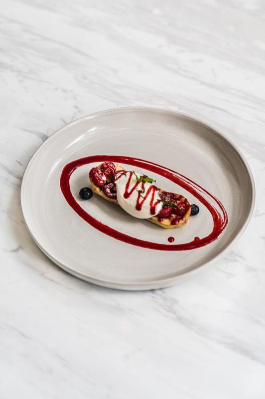 富有果香的覆盆子挞，酸甜适中。