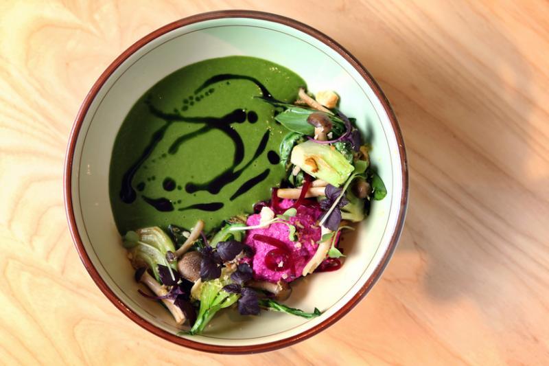 中西合并的超级绿暖汤。