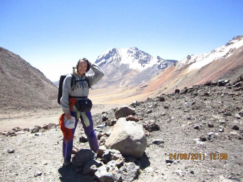 黄倩仪曾独自到秘鲁背包旅行。(受访者提供)