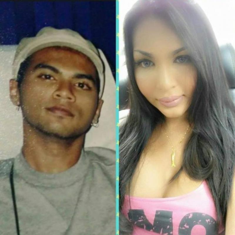 苏海塔做性别置换手术前后的照片。(受访者提供)