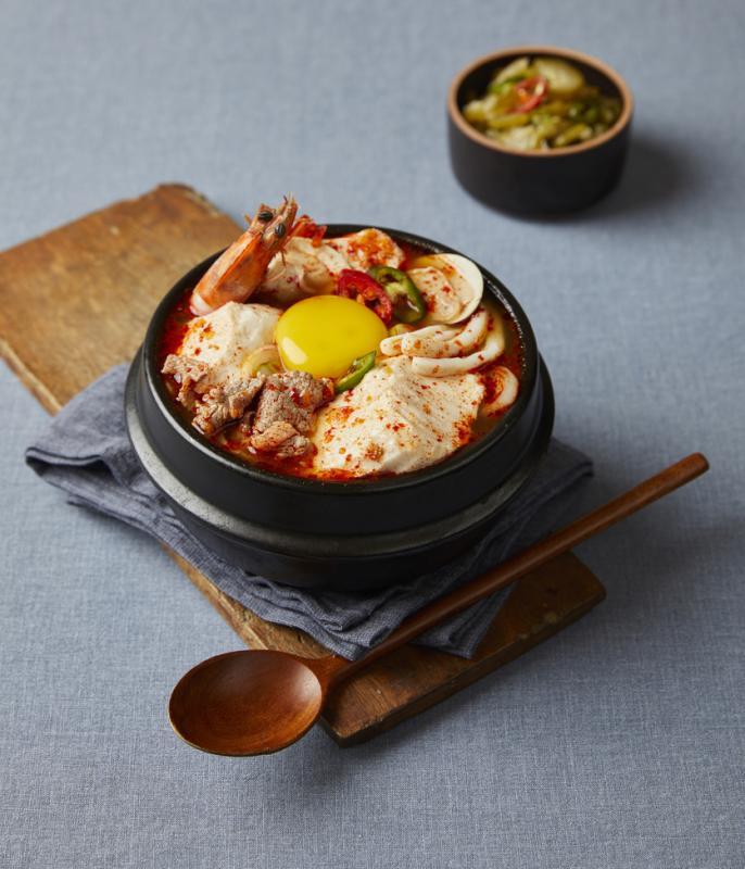 SBCD Korean Tofu House的豆腐煲。(档案照)