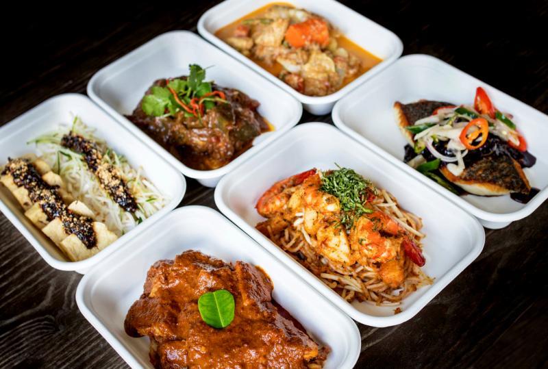 Violet Oon Singapore接下来推广外卖,让人在家享用娘惹菜。