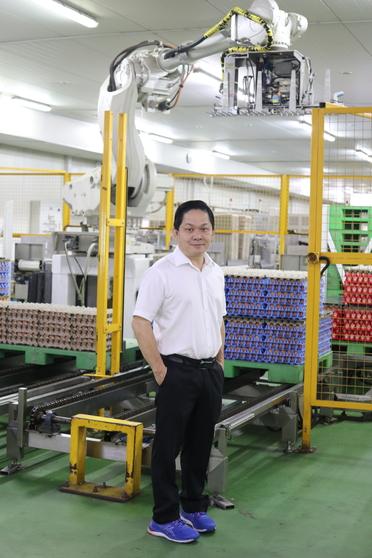 安安农场总裁马琼就:疫情影响饲料原料进口。(安安农场提供)