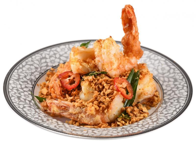 Nalati的班兰麦片虾。