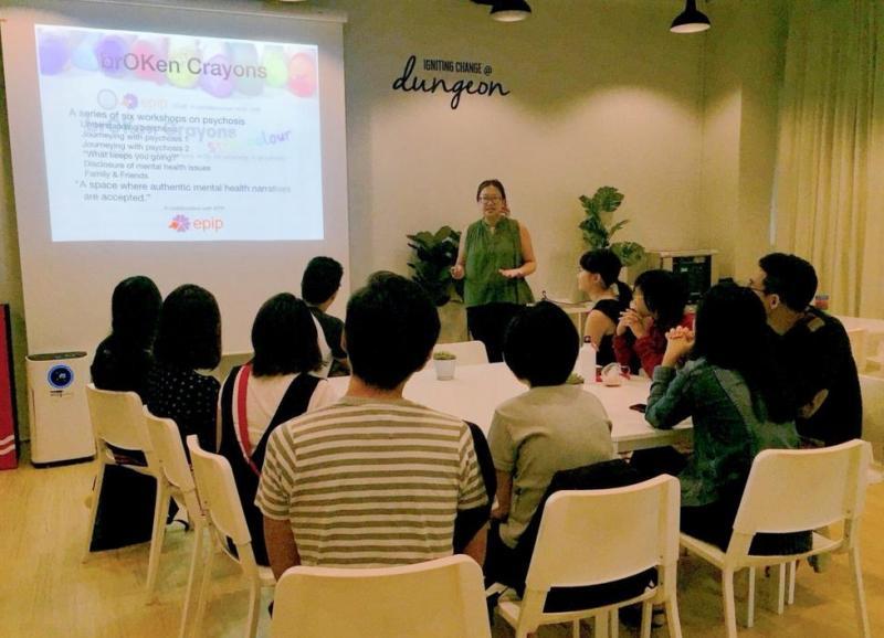 “展鹏学院”去年办了两个系列共10场工作坊,目的是教育与提高公众对心理疾病的认识。(李颖盈提供)