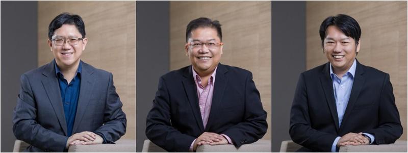新加坡CPG集团首席创新官陈绍彦（左起）；CPG交通部高级副总裁麦进伦和CPG建筑设计署副总裁杨宏博。（CPG Consultants提供）