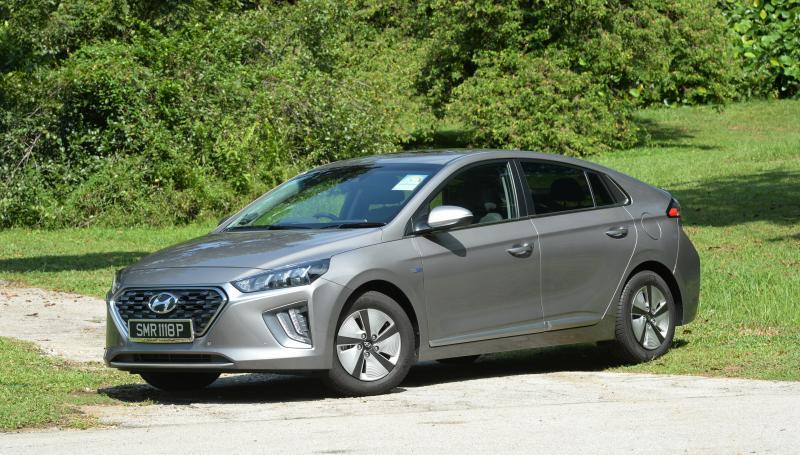 Hyundai Ioniq混合动力车。（档案照）