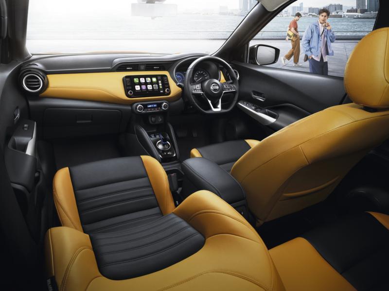 Kicks e-Power车室时尚前卫且充满动感。