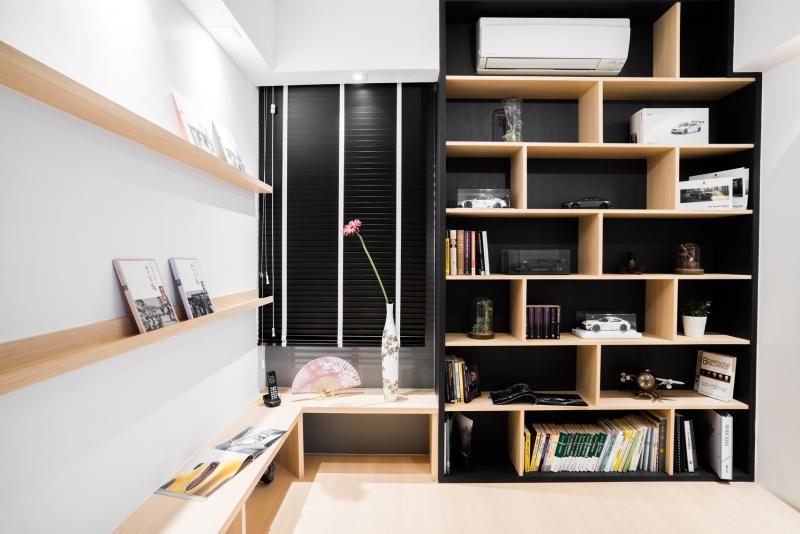 阅读角落提供休憩和家人间的感情联络。