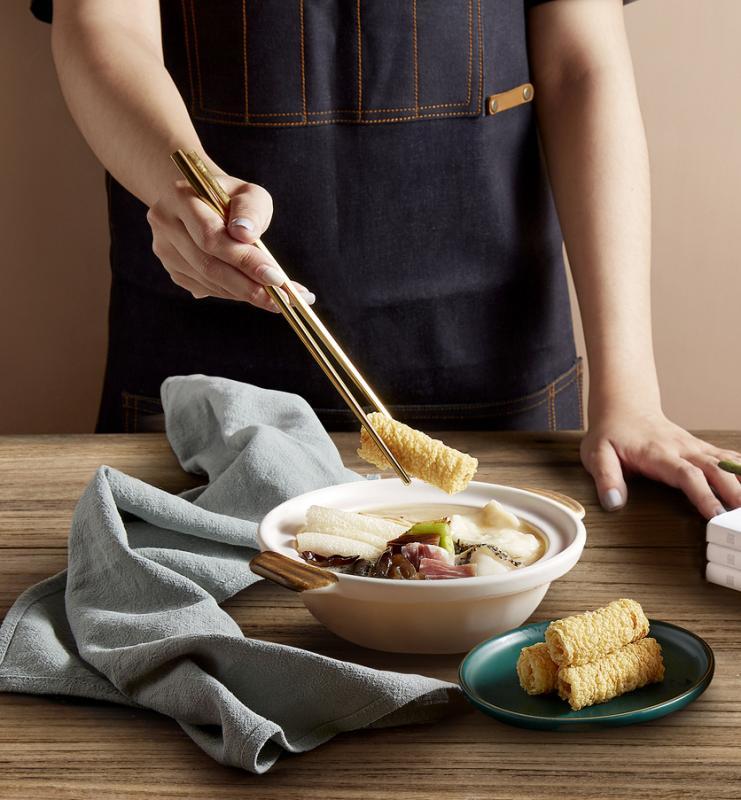 金华浓汤龙虎斑球鲜美味浓，搭配响铃更添美味。