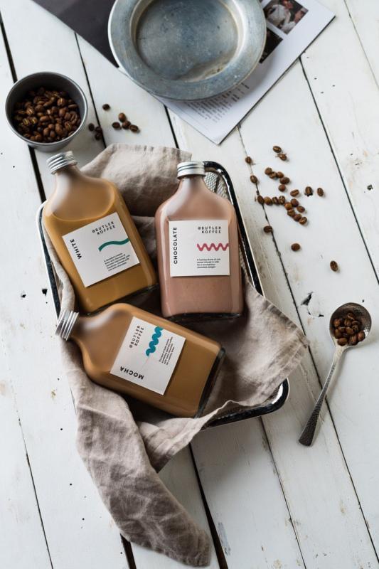 Butler Koffee的精美瓶装冷泡咖啡与巧克力，香浓醇厚。