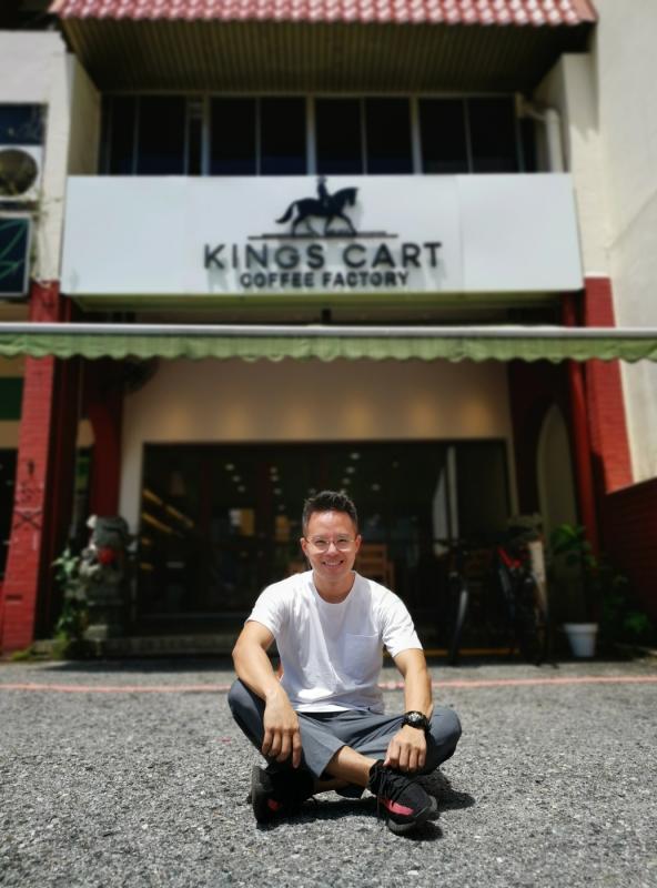 Kings Cart Coffee创办人陈鸿祥开了Kings Cart Coffee Factory咖啡馆。