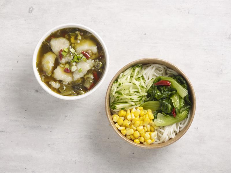 开胃的酸菜鱼米线。