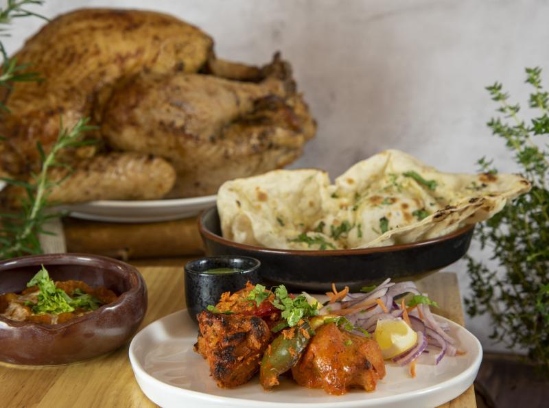 乌节大酒店的印度式烤火鸡。