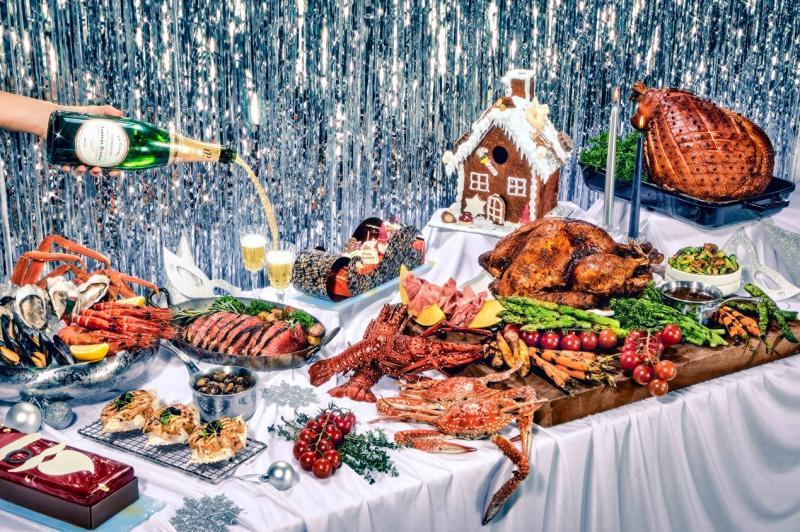 新加坡康莱德酒店圣诞美食丰盛。