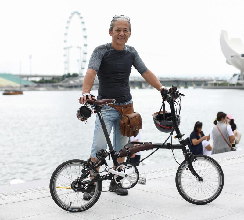 刘瀚中和骑车伙伴将发起一项慈善活动,希望通过环岛骑车为患癌儿童筹款。(李健玮摄)