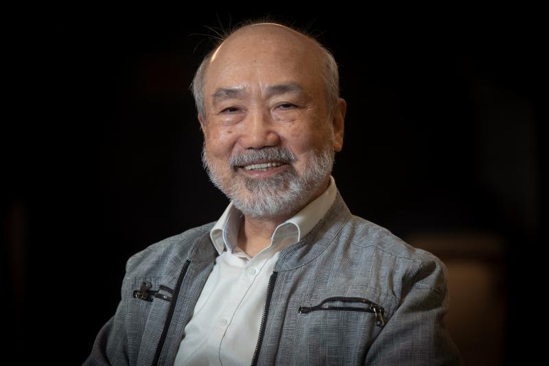 文化奖得主林高。(陈来福摄)