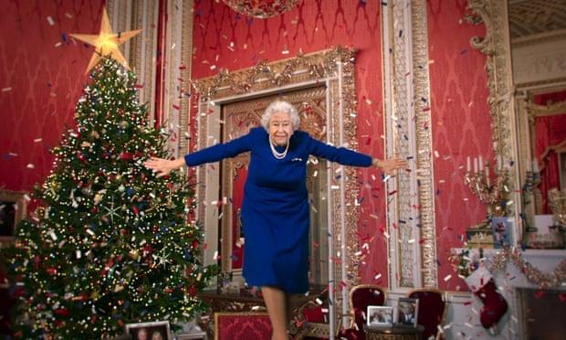 英国第四频道运用深伪技术让英女王跳舞。(互联网)