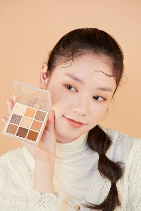 Etude以水果牛奶为色调的眼影。(品牌提供照片)