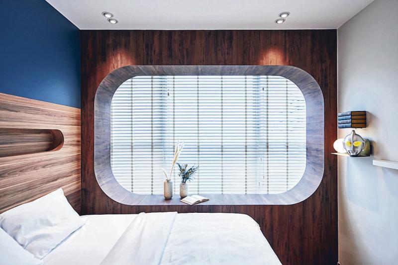 主卧的凸窗相当令人惊艳。