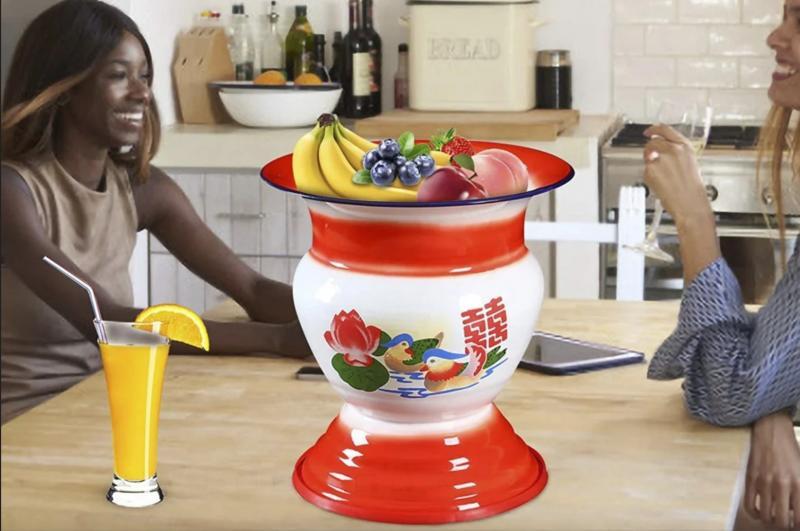 痰盂在亚马逊网站变酒桶和水果桶,引发热议。